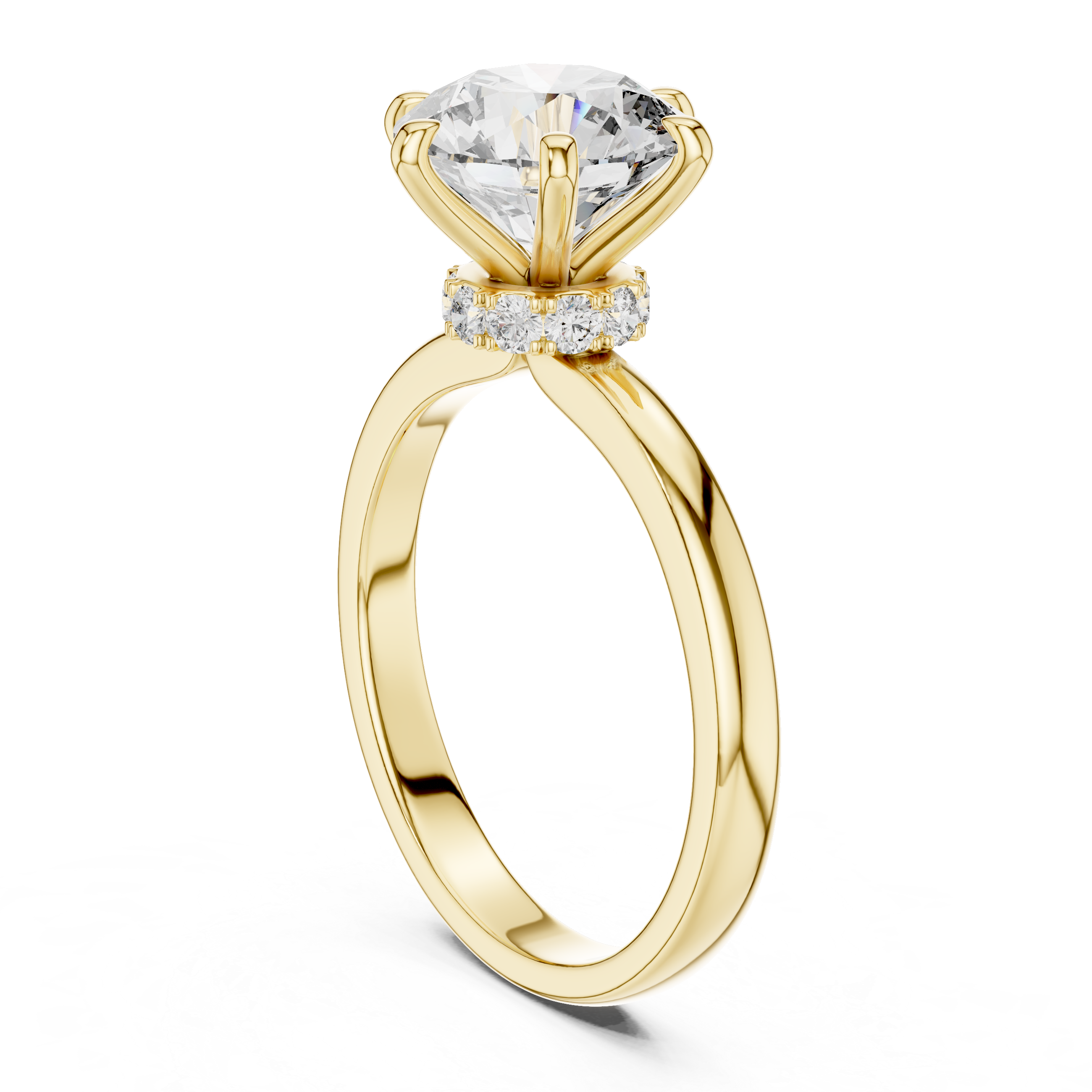 KM0033 Yellow Gold View 1