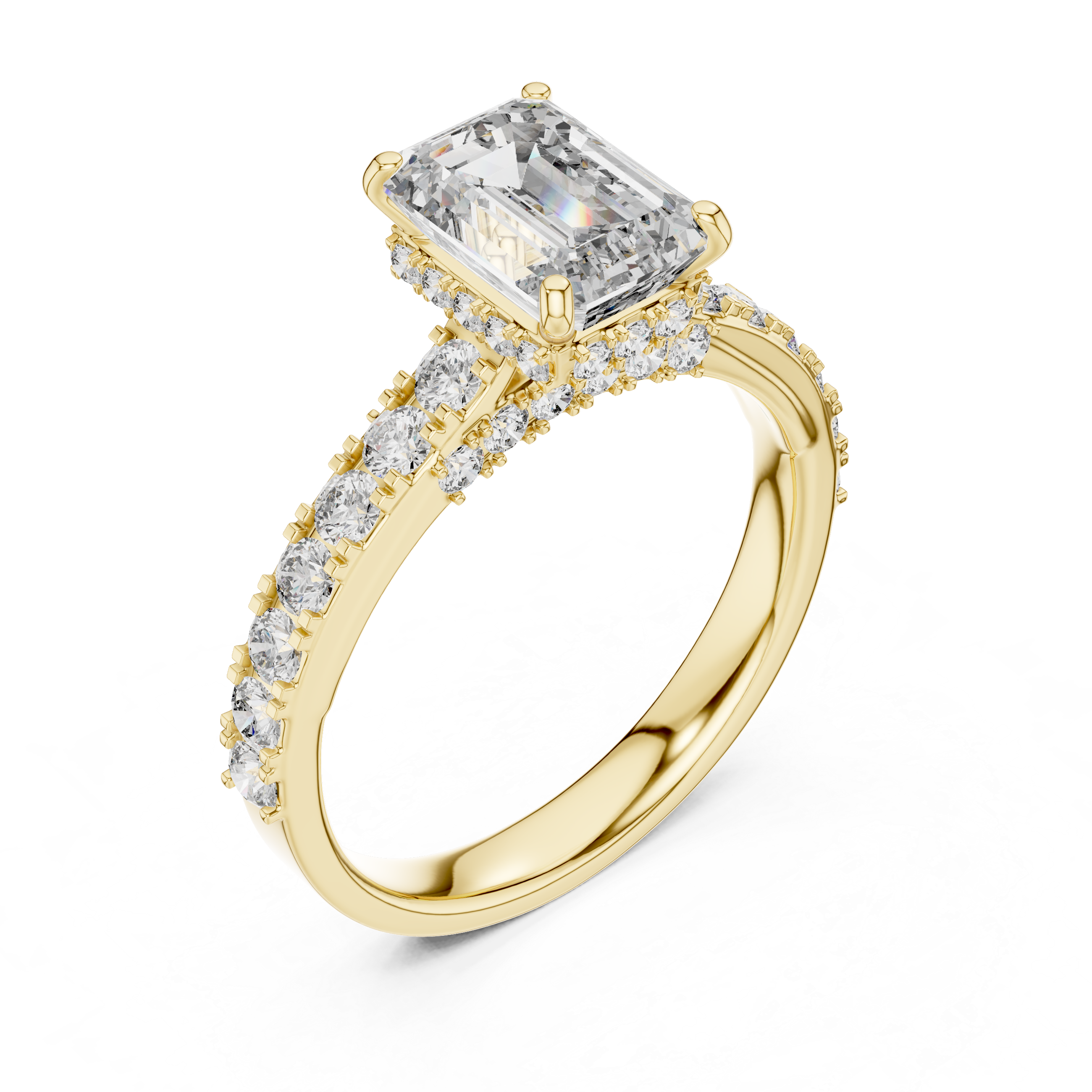 KM0032 Yellow Gold View 2