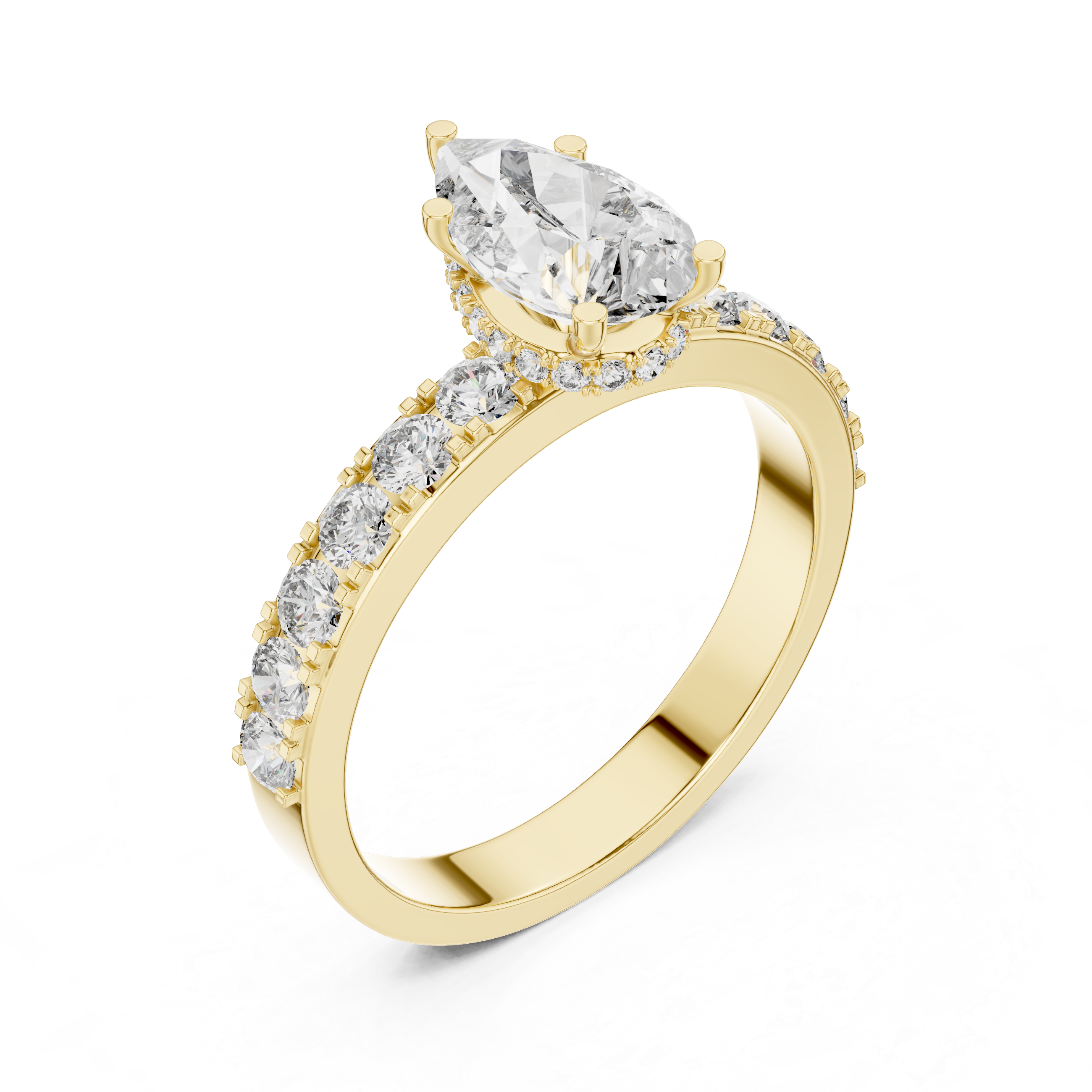 KM0031 Yellow Gold View 2