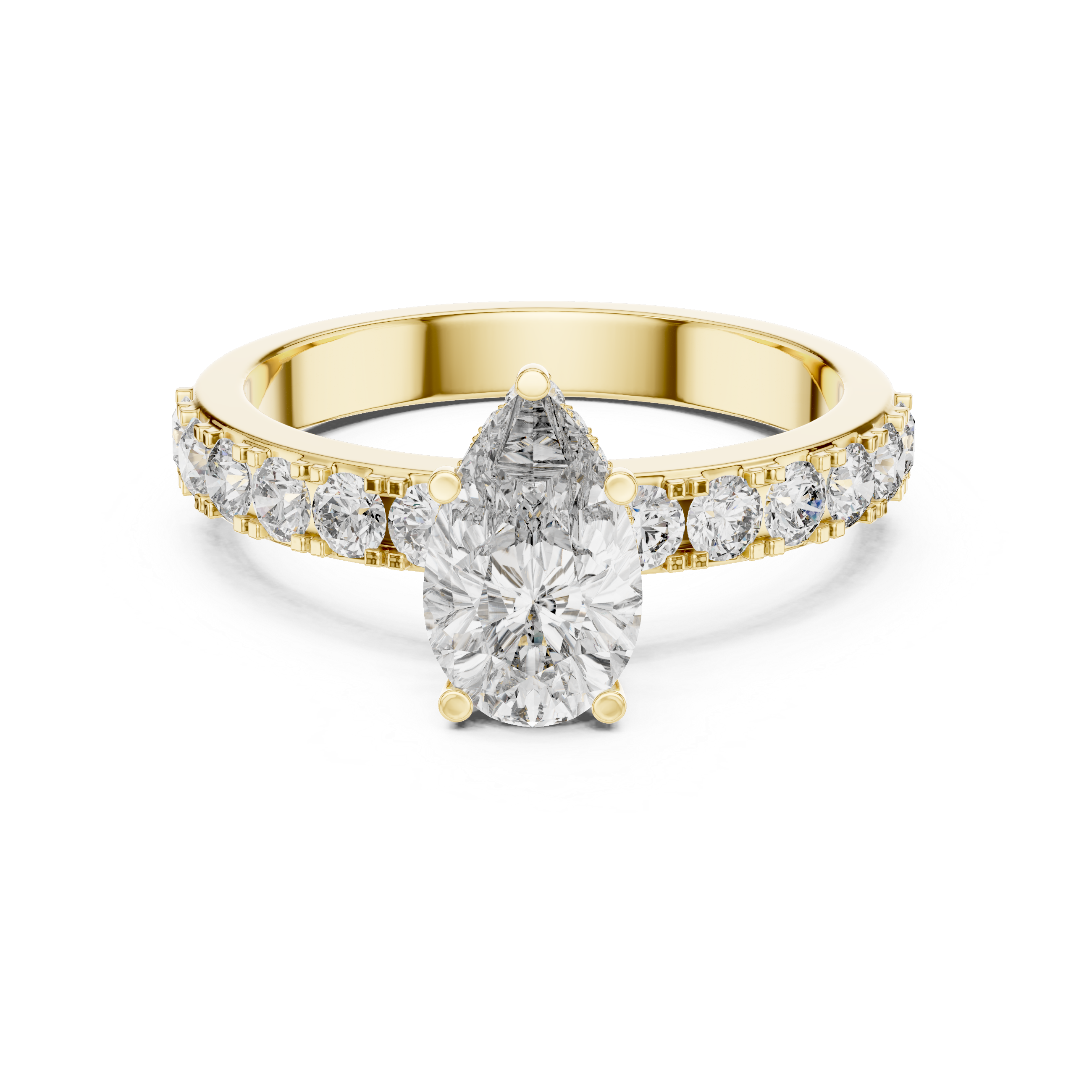 KM0031 Yellow Gold View 4