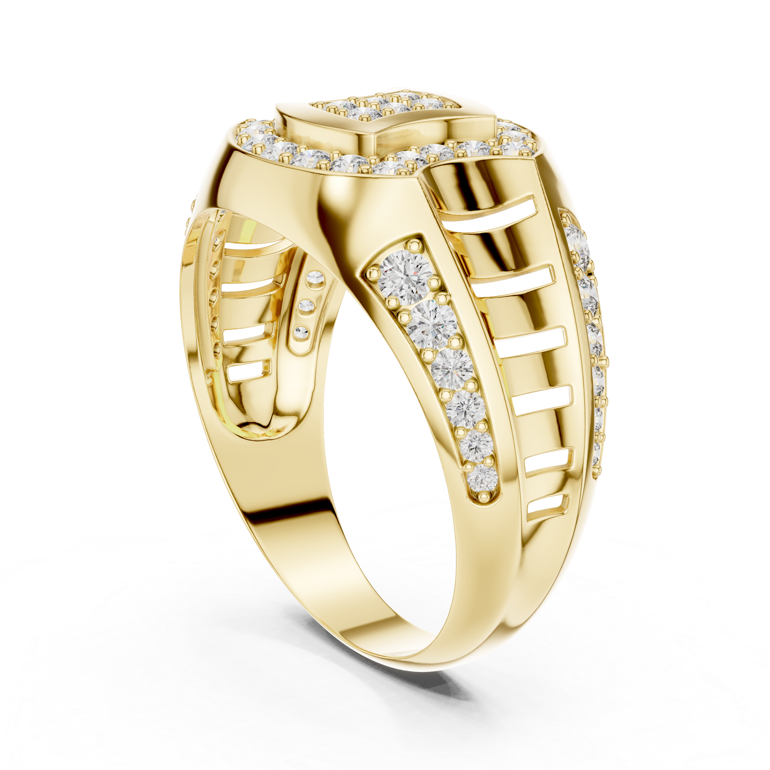 Royal Shield Diamond Ring