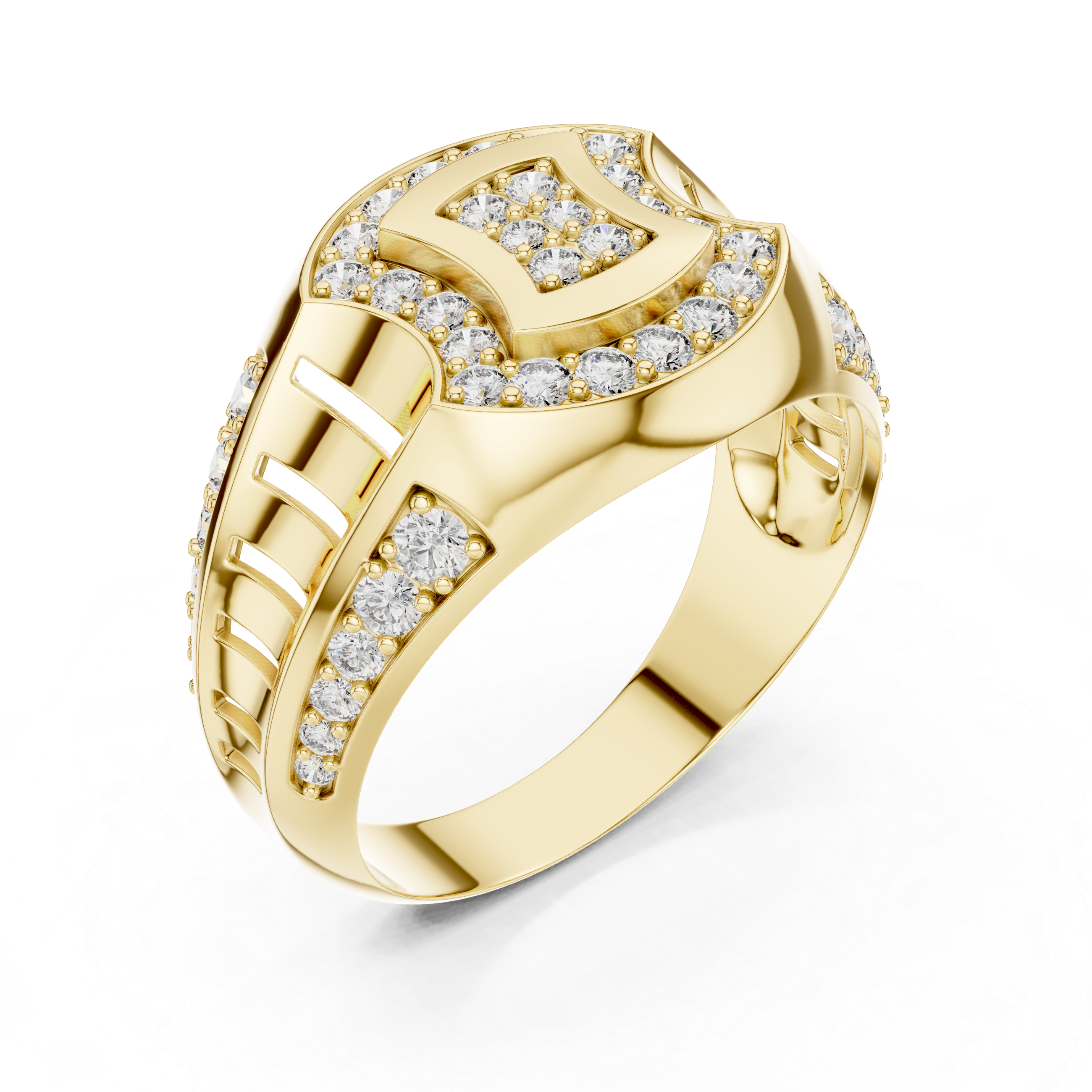 Royal Shield Diamond Ring