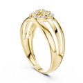 Classic Halo Dome Ring