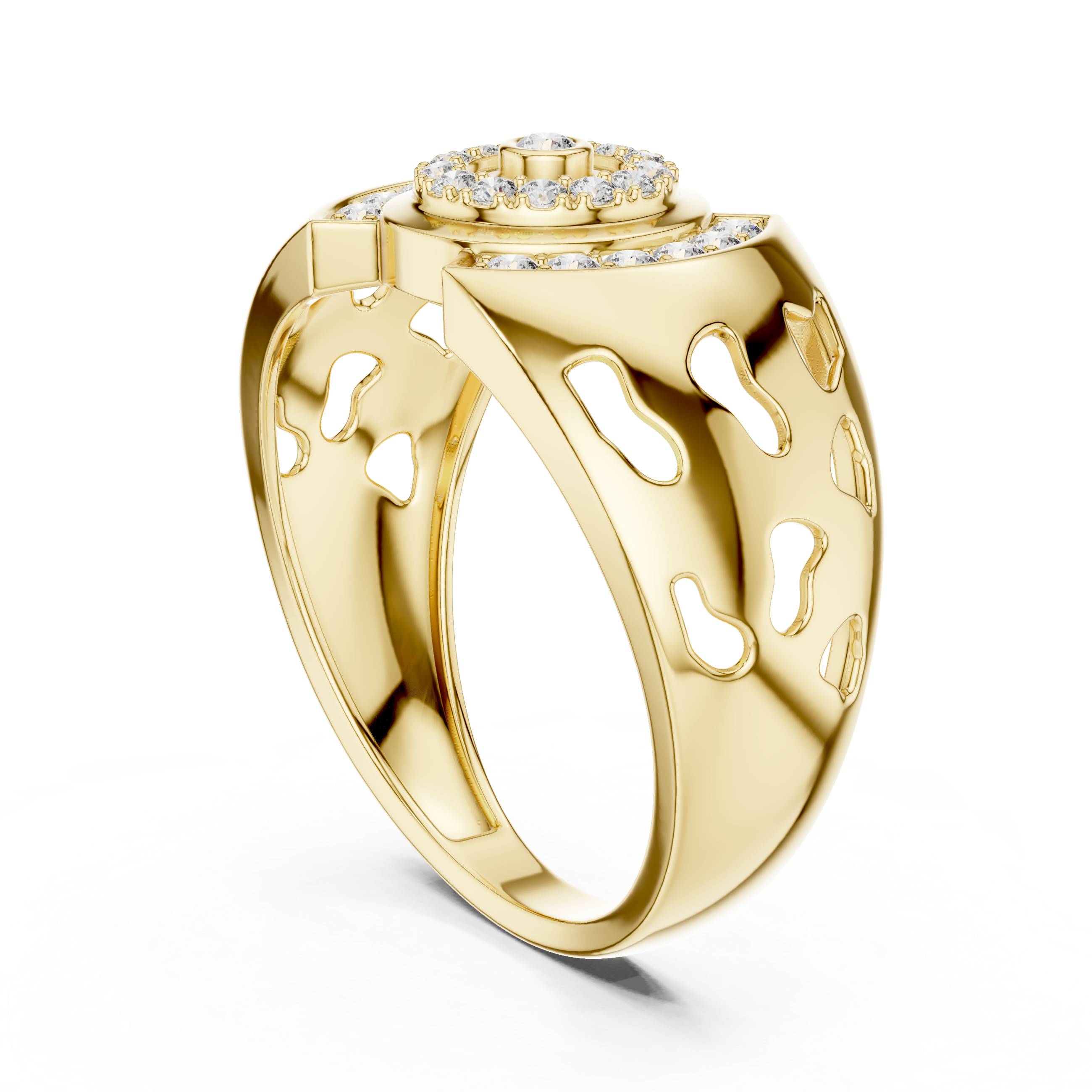 Eclipse Halo Diamond Ring