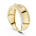 Triple Core Diamond Ring