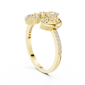 Floral Crown Diamond Ring