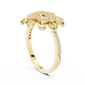 Sunburst Diamond Ring