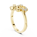 Twin Bloom Diamond Ring
