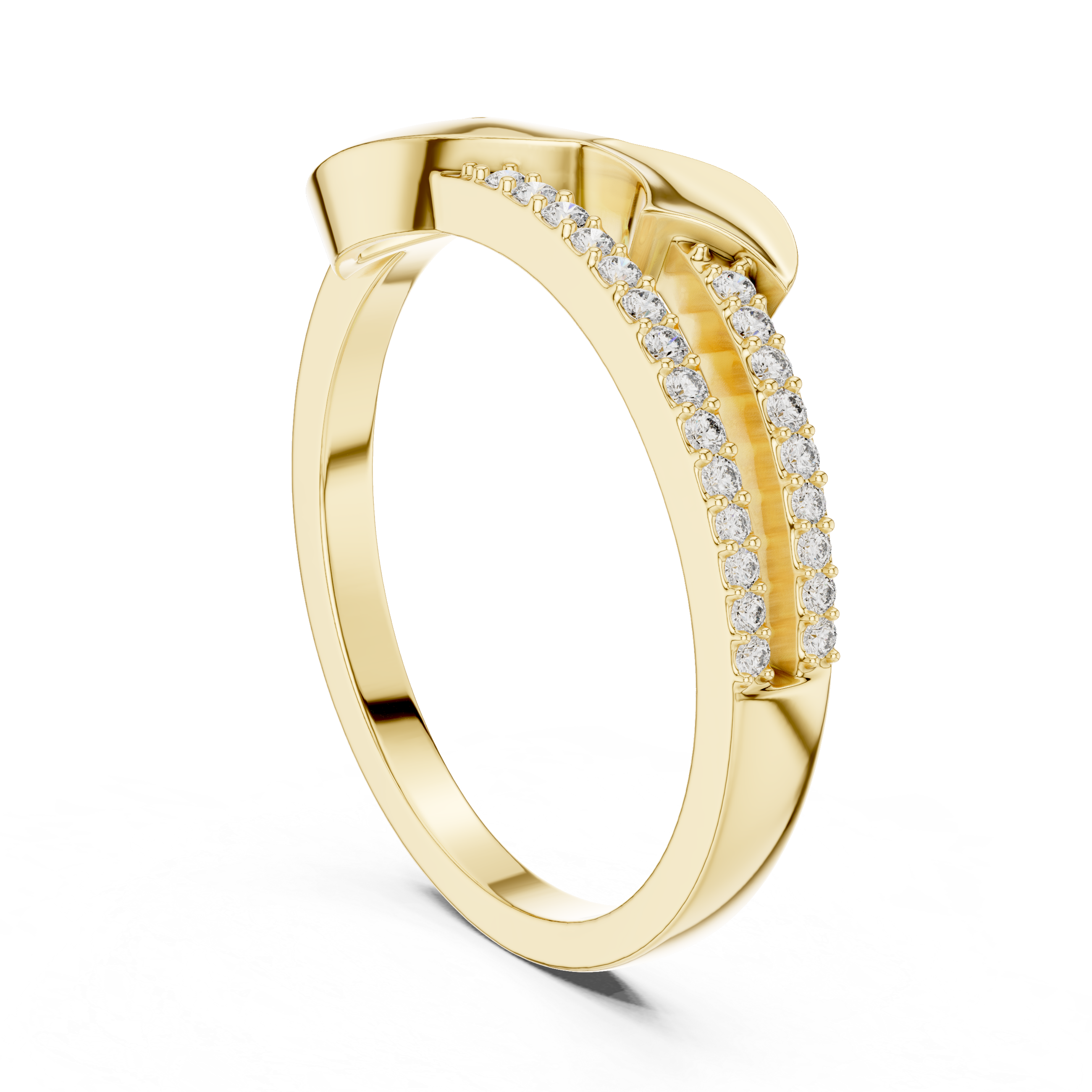 Dual Floral Diamond Ring