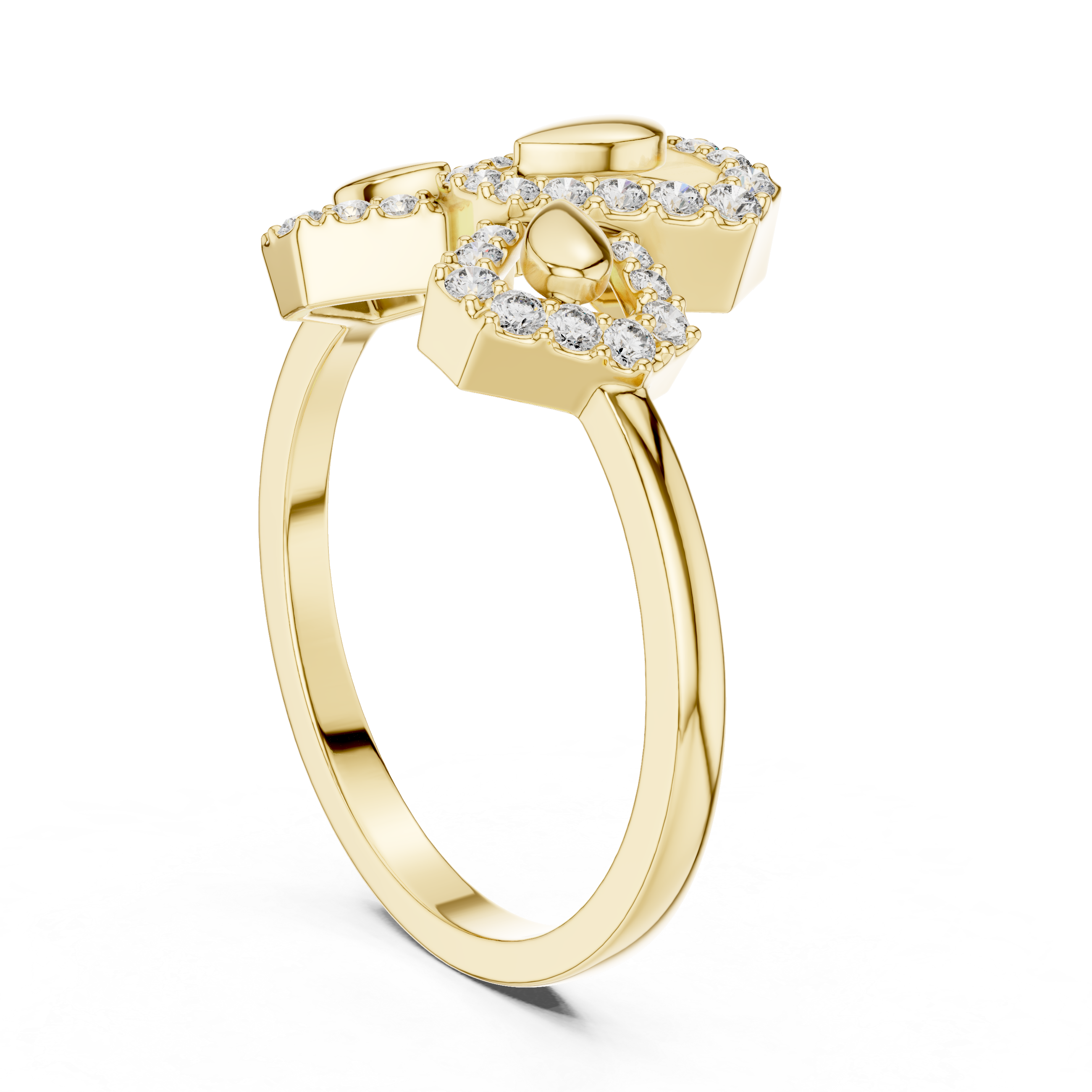 Split Diamond Ring