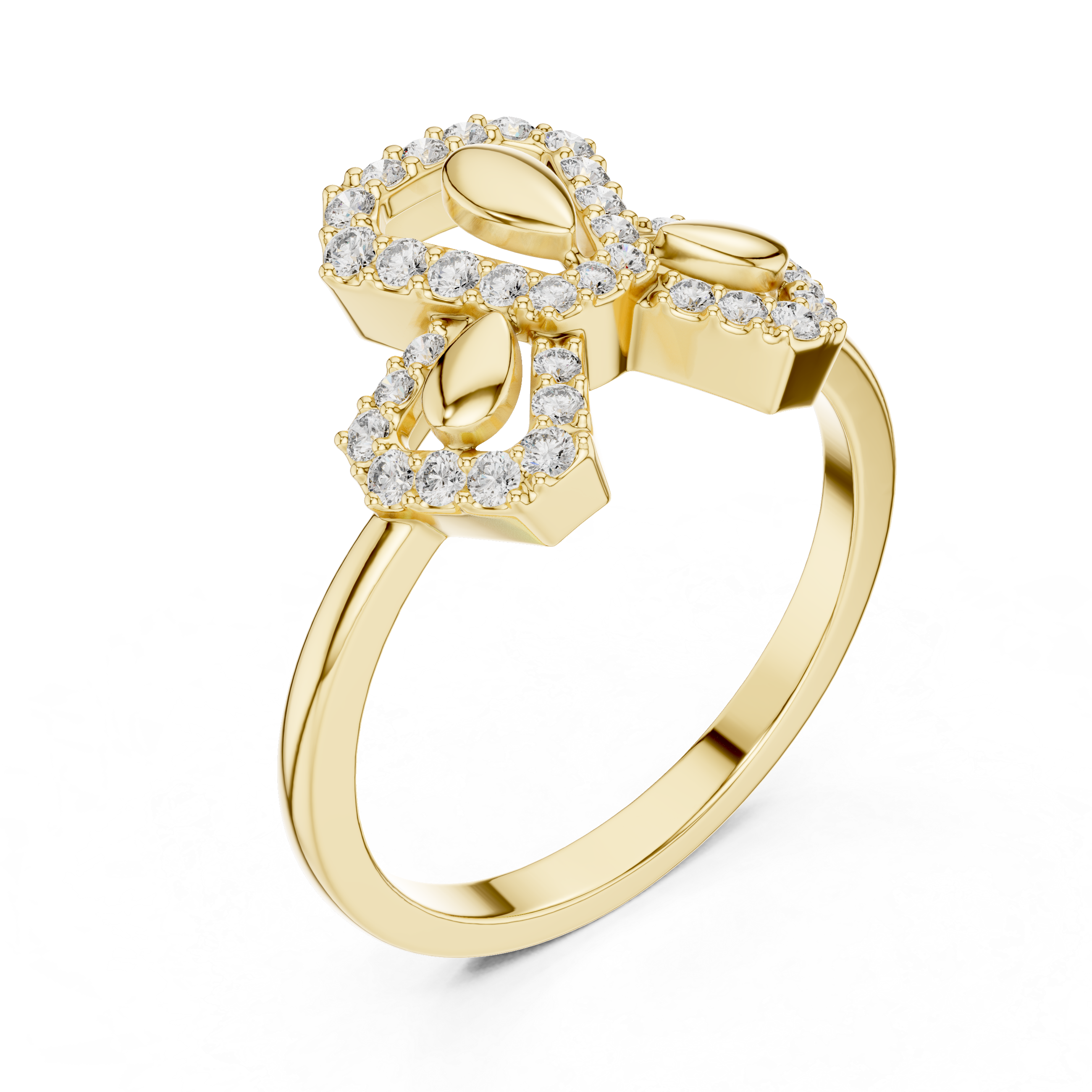 Split Diamond Ring