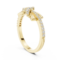 Oval Cage Diamond Ring