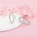 Silver Minimal Couple Rings